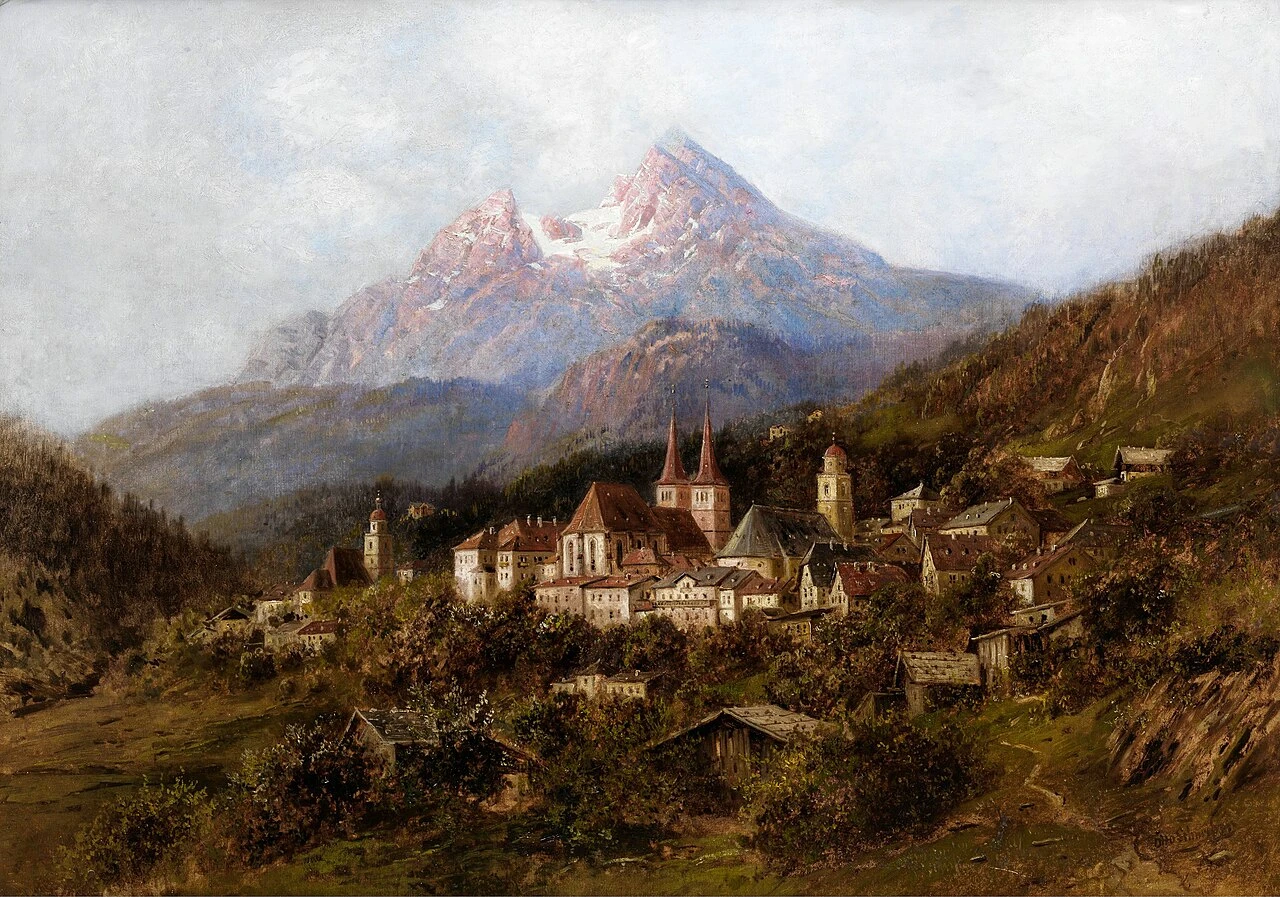1858-Otto Ludwig Schneider - Berchtesgaden
